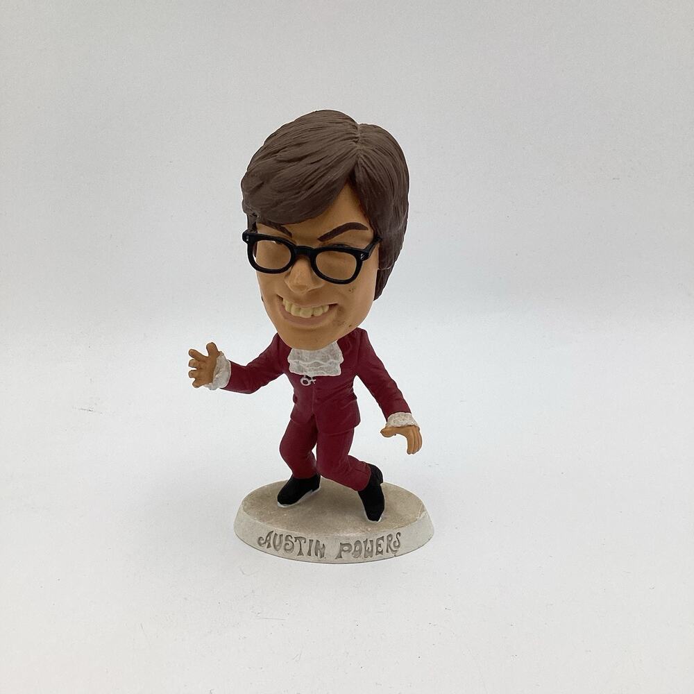 Austin Powers Big Headed 7" Tall Resin Figures 1999